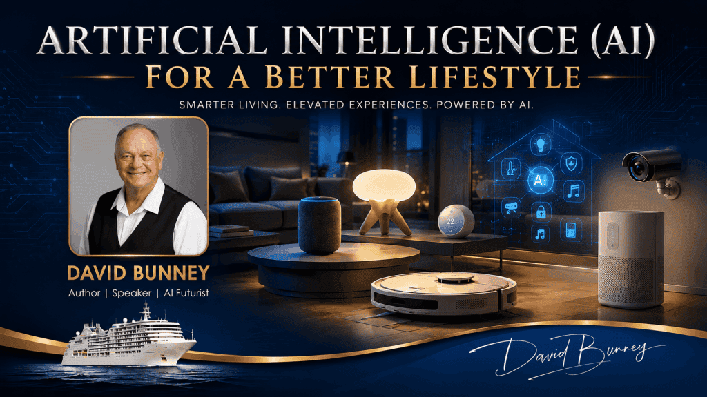 Artificial Intelligence for a Better Lifestyle by David Bunney with smart home devices.